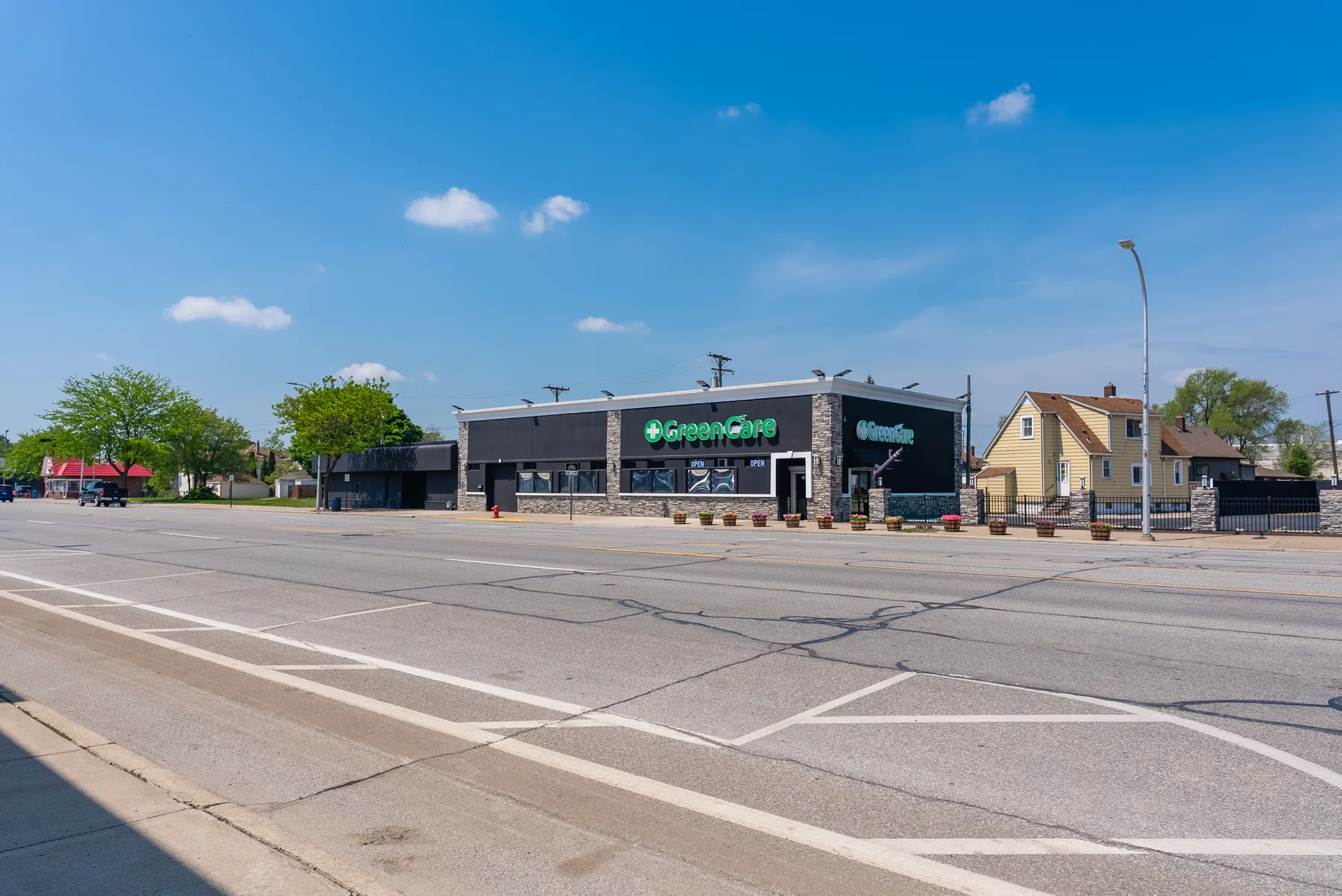 GreenCare storefront on West Jefferson Avenue near Ecorse, Lincoln Park, and Wyandotte.